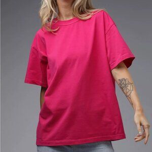 Women's casual solid color loose short sleeves